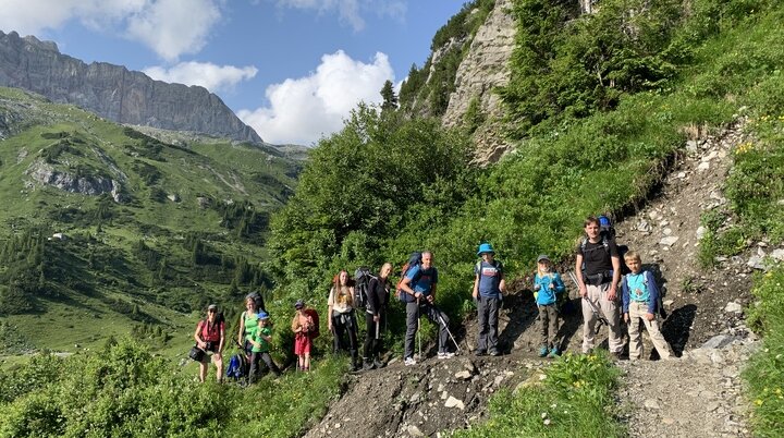 Familiengruppe, Freiburger Hütte, Österreich | © DAV Fulda